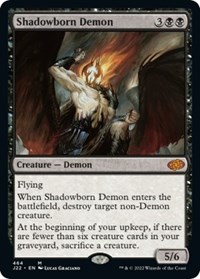 Shadowborn Demon - Jumpstart 2022 - Magic: The Gathering card