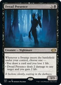 Dread Presence - Jumpstart 2022 - Magic: The Gathering card
