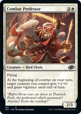 Combat Professor from J22 #167, Magic: The Gathering card