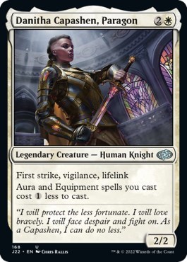 Danitha Capashen, Paragon from J22 #168, Magic: The Gathering card