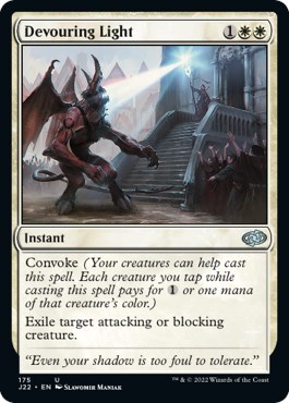 Devouring Light from J22 #175, Magic: The Gathering card