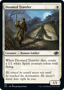 Doomed Traveler from J22 #178, Magic: The Gathering card