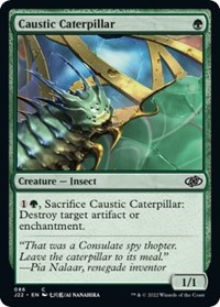 Caustic Caterpillar - Jumpstart 2022 - Magic: The Gathering card