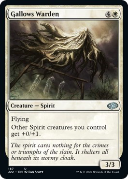Gallows Warden from J22 #187, Magic: The Gathering card