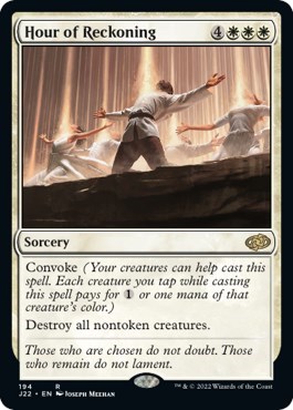 Hour of Reckoning from J22 #194, Magic: The Gathering card
