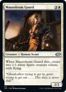 Mausoleum Guard from J22 #213, Magic: The Gathering card