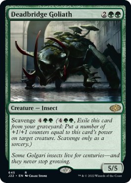 Deadbridge Goliath from J22 #645, Magic: The Gathering card