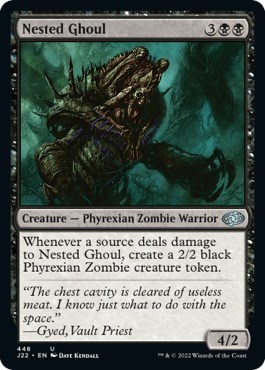 Nested Ghoul from J22 #448, Magic: The Gathering card