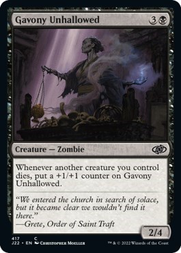 Gavony Unhallowed from J22 #417, Magic: The Gathering card