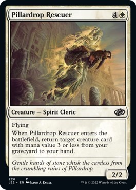 Pillardrop Rescuer from J22 #226, Magic: The Gathering card