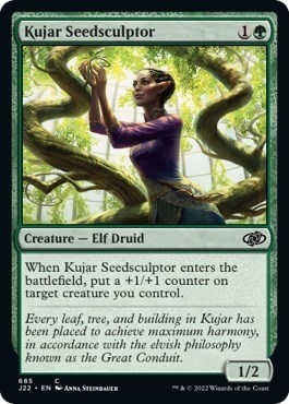 Kujar Seedsculptor from J22 #685, Magic: The Gathering card