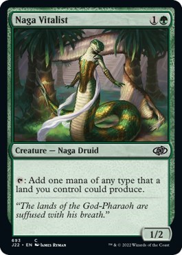 Naga Vitalist from J22 #693, Magic: The Gathering card