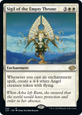 Sigil of the Empty Throne from J22 #244, Magic: The Gathering card