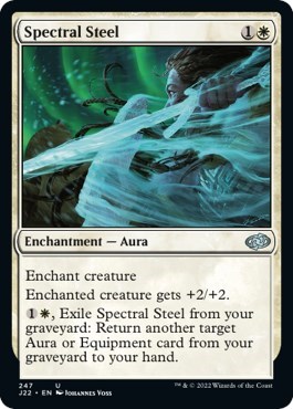 Spectral Steel from J22 #247, Magic: The Gathering card