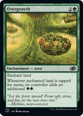 Overgrowth from J22 #702, Magic: The Gathering card