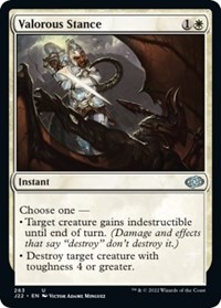 Valorous Stance (263) - Jumpstart 2022 - Magic: The Gathering card