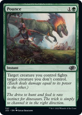 Pounce from J22 #707, Magic: The Gathering card