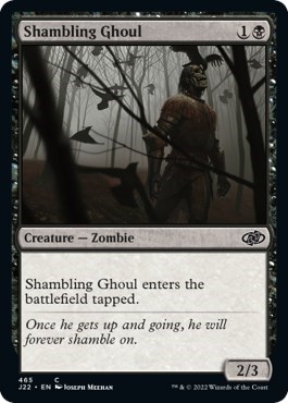 Shambling Ghoul from J22 #465, Magic: The Gathering card