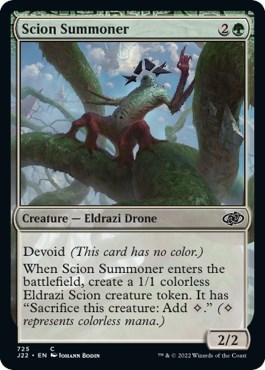 Scion Summoner from J22 #725, Magic: The Gathering card