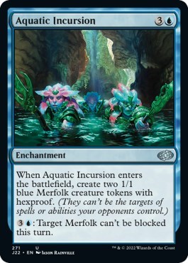 Aquatic Incursion from J22 #271, Magic: The Gathering card