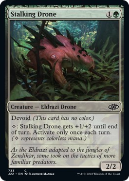 Stalking Drone from J22 #733, Magic: The Gathering card