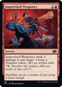 Improvised Weaponry - Jumpstart 2022 - Magic: The Gathering card