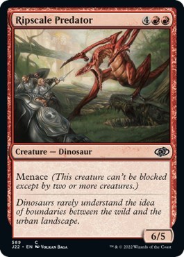 Ripscale Predator from J22 #589, Magic: The Gathering card