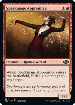 Sparkmage Apprentice from J22 #603, Magic: The Gathering card