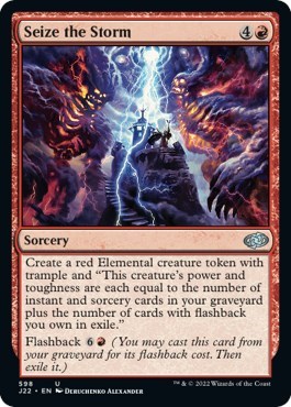 Seize the Storm from J22 #598, Magic: The Gathering card