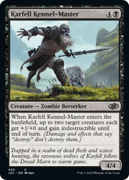 Karfell Kennel-Master from J22 #430, Magic: The Gathering card