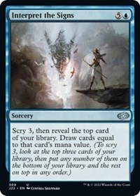 Interpret the Signs - Jumpstart 2022 - Magic: The Gathering card