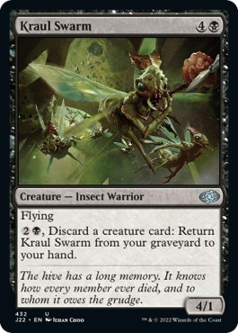 Kraul Swarm from J22 #432, Magic: The Gathering card
