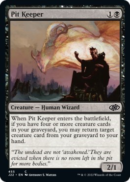 Pit Keeper from J22 #455, Magic: The Gathering card