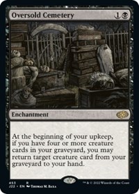 Oversold Cemetery - Jumpstart 2022 - Magic: The Gathering card