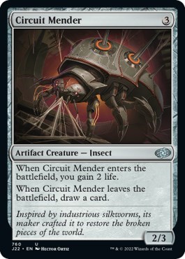Circuit Mender from J22 #760, Magic: The Gathering card