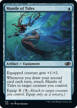 Mantle of Tides from J22 #318, Magic: The Gathering card