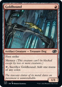 Goldhound from J22 #549, Magic: The Gathering card