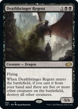 Deathbringer Regent from J22 #396, Magic: The Gathering card