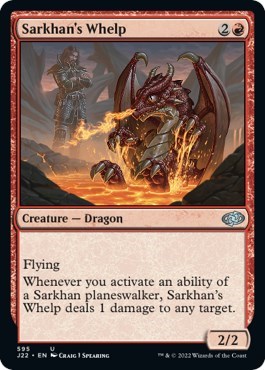 Sarkhan's Whelp from J22 #595, Magic: The Gathering card