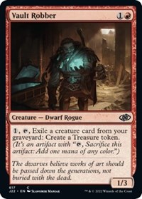 Vault Robber - Jumpstart 2022 - Magic: The Gathering card