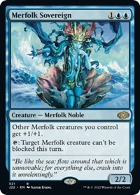Merfolk Sovereign - Jumpstart 2022 - Magic: The Gathering card