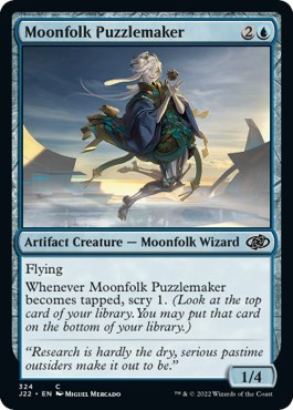 Moonfolk Puzzlemaker from J22 #324, Magic: The Gathering card