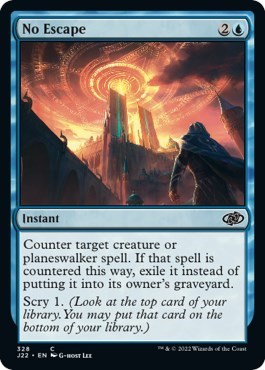 No Escape from J22 #328, Magic: The Gathering card