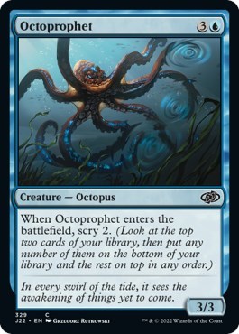 Octoprophet from J22 #329, Magic: The Gathering card