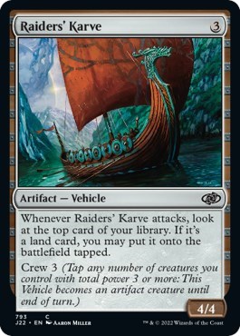 Raiders' Karve from J22 #793, Magic: The Gathering card