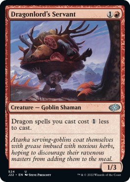 Dragonlord's Servant from J22 #524, Magic: The Gathering card
