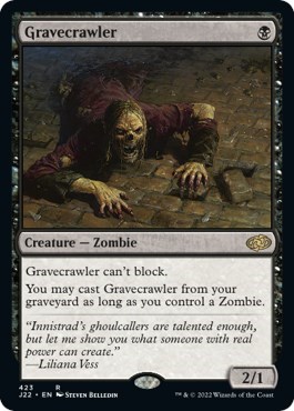 Gravecrawler from J22 #423, Magic: The Gathering card