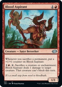 Blood Aspirant from J22 #501, Magic: The Gathering card