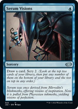 Serum Visions from J22 #345, Magic: The Gathering card