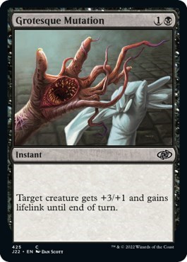 Grotesque Mutation from J22 #425, Magic: The Gathering card